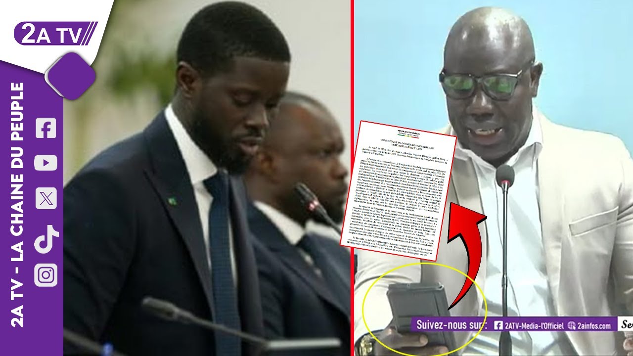 Conseil des ministres du Mercredi 16 Juillet 2025: la lecture de Ahmed AIDARA