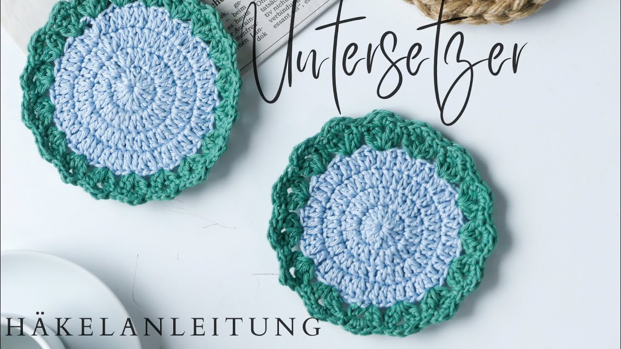 Häkelanleitung Untersetzer / Schritt für Schritt Anleitung