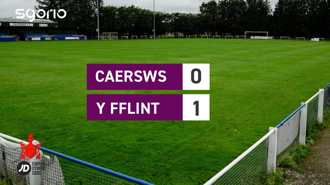 Uchafbwyntiau ac ymateb | Caersws 0-1 Y Fflint