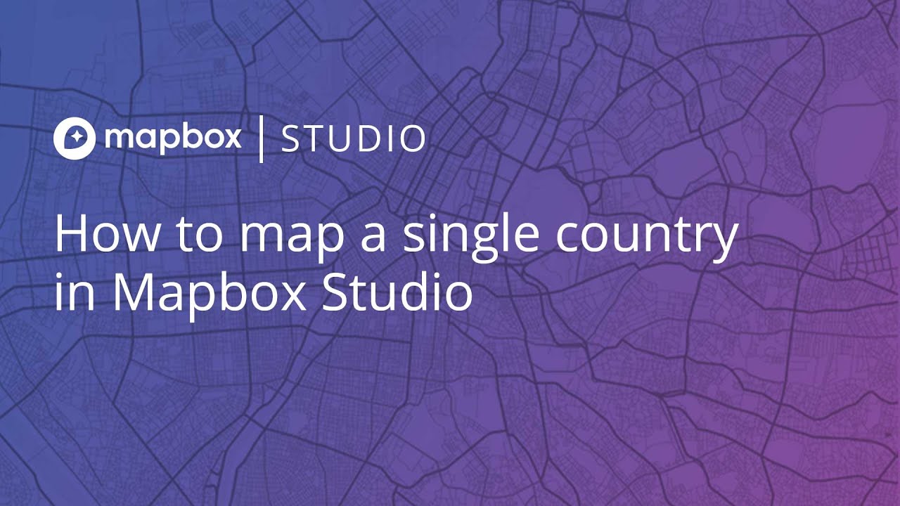 How to map a single country in Mapbox Studio