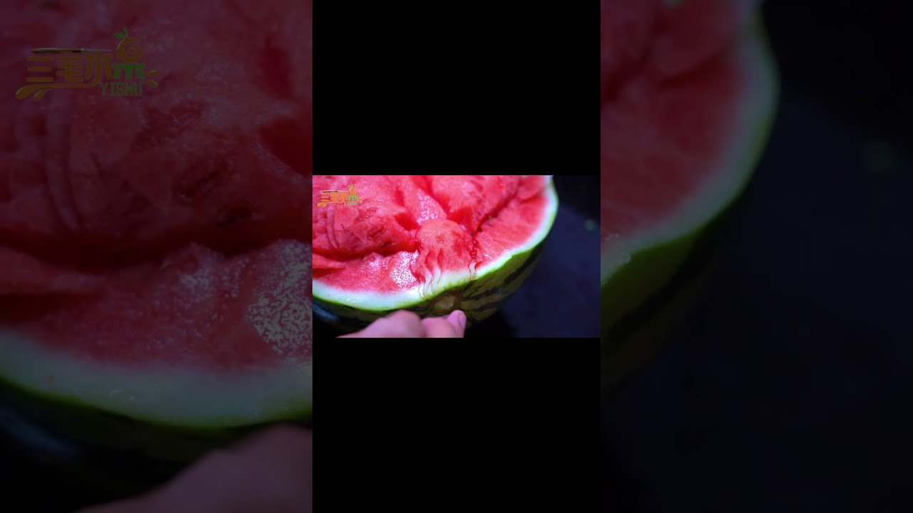 Watermelon Carving Carp Leaping Over Dragon Gatet
