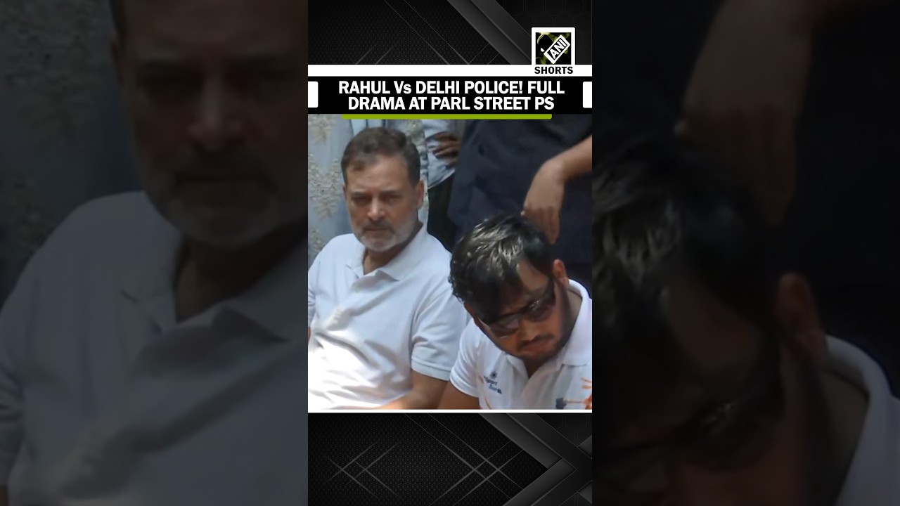 Rahul Gandhi reaches Parliament street PS to file FIR over alleged police brutality on protesters
