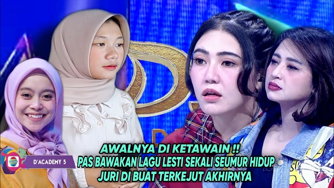Awalnya DiRemehkan Juri,Akhirnya Bikin Merinding,Bawakan Lagu Sekali Seumur Hidup|D'Academy 5 Parodi