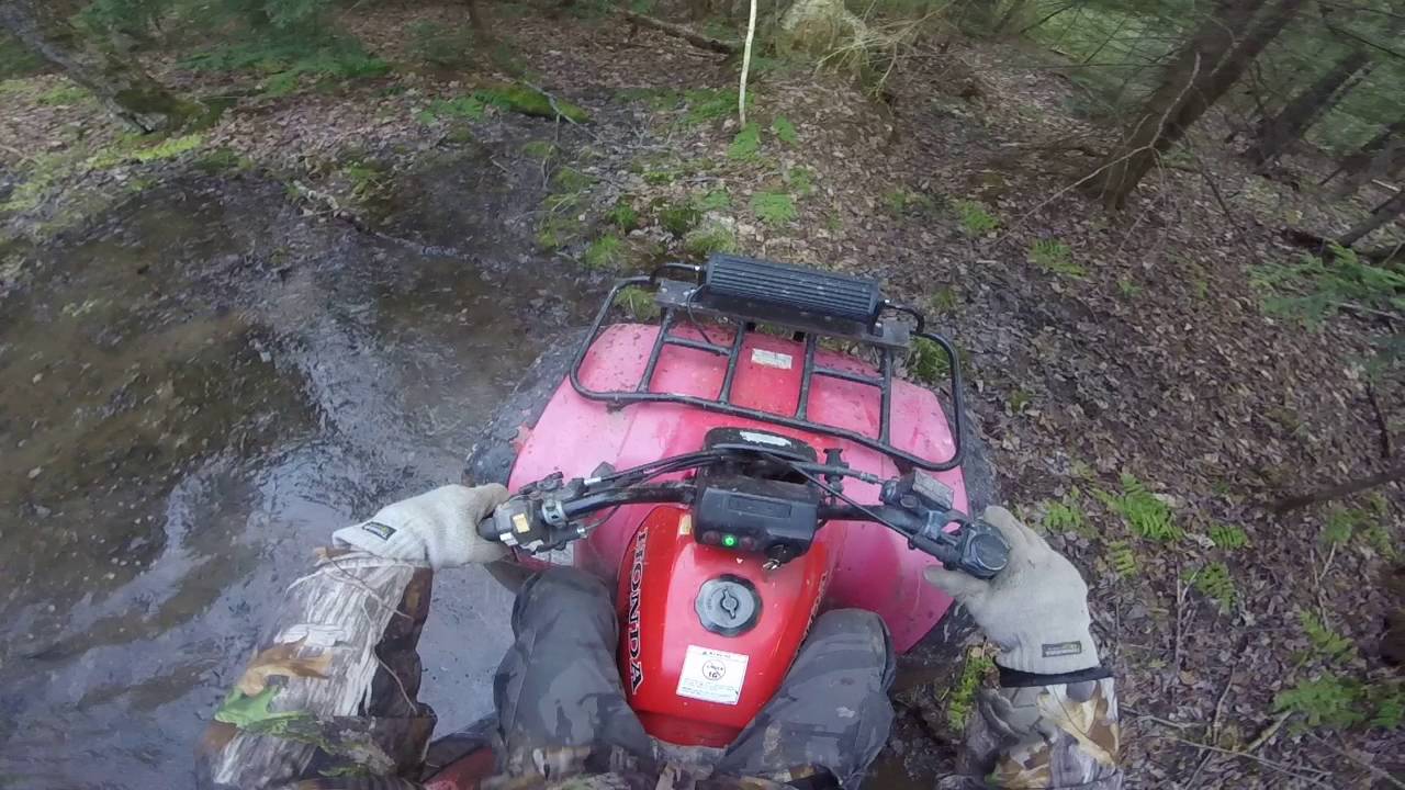Honda Big Red and Fourtrax 300 trail exploring