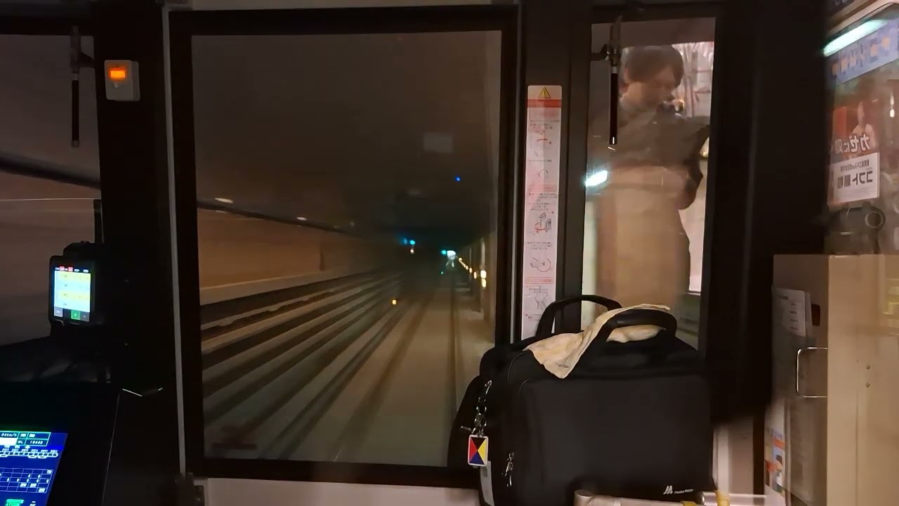 2026 1/11 大阪メトロ30000系32611F 前面展望　新大阪行き　なかもず~難波
