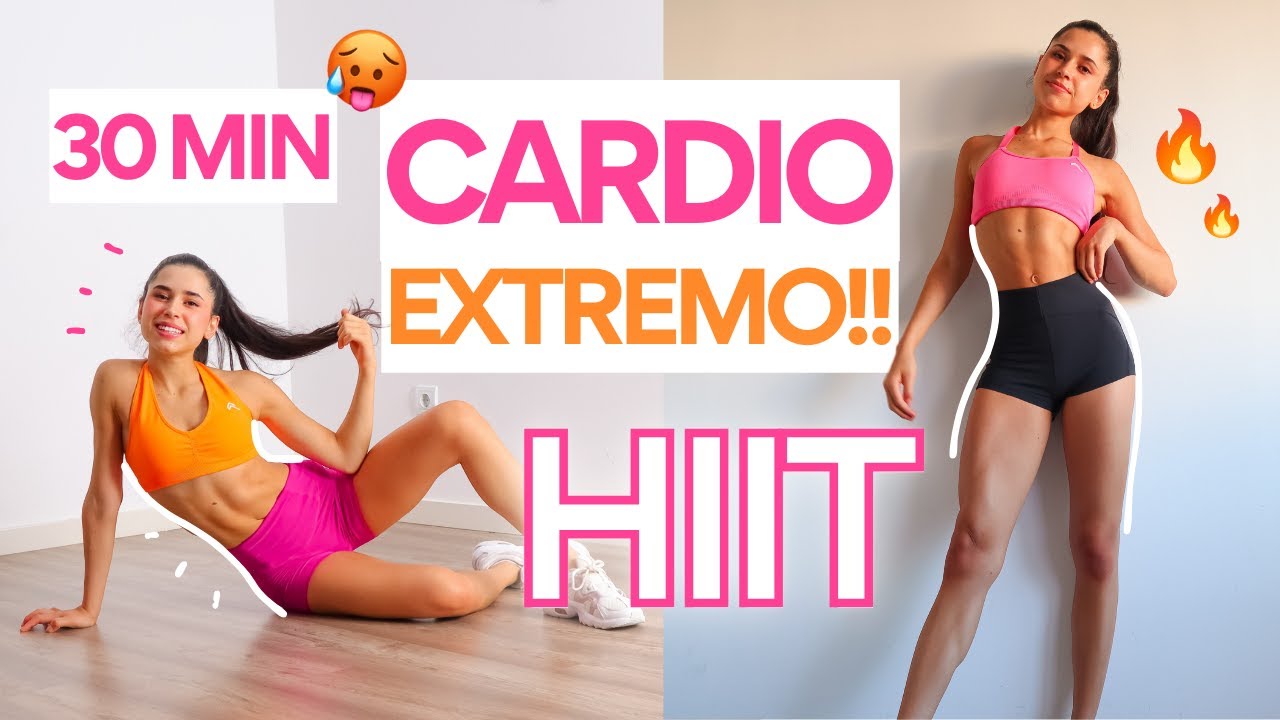 30 min ejercicios HIIT CARDIO 🔥🥵 - TABATA QUEMA GRASA en casa – muy intenso!! – ILI LIFE