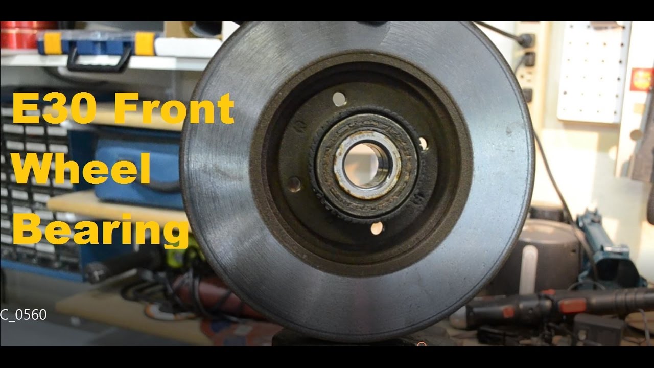 BMW E30 Front Wheel Bearing Hub Replacement Tutorial