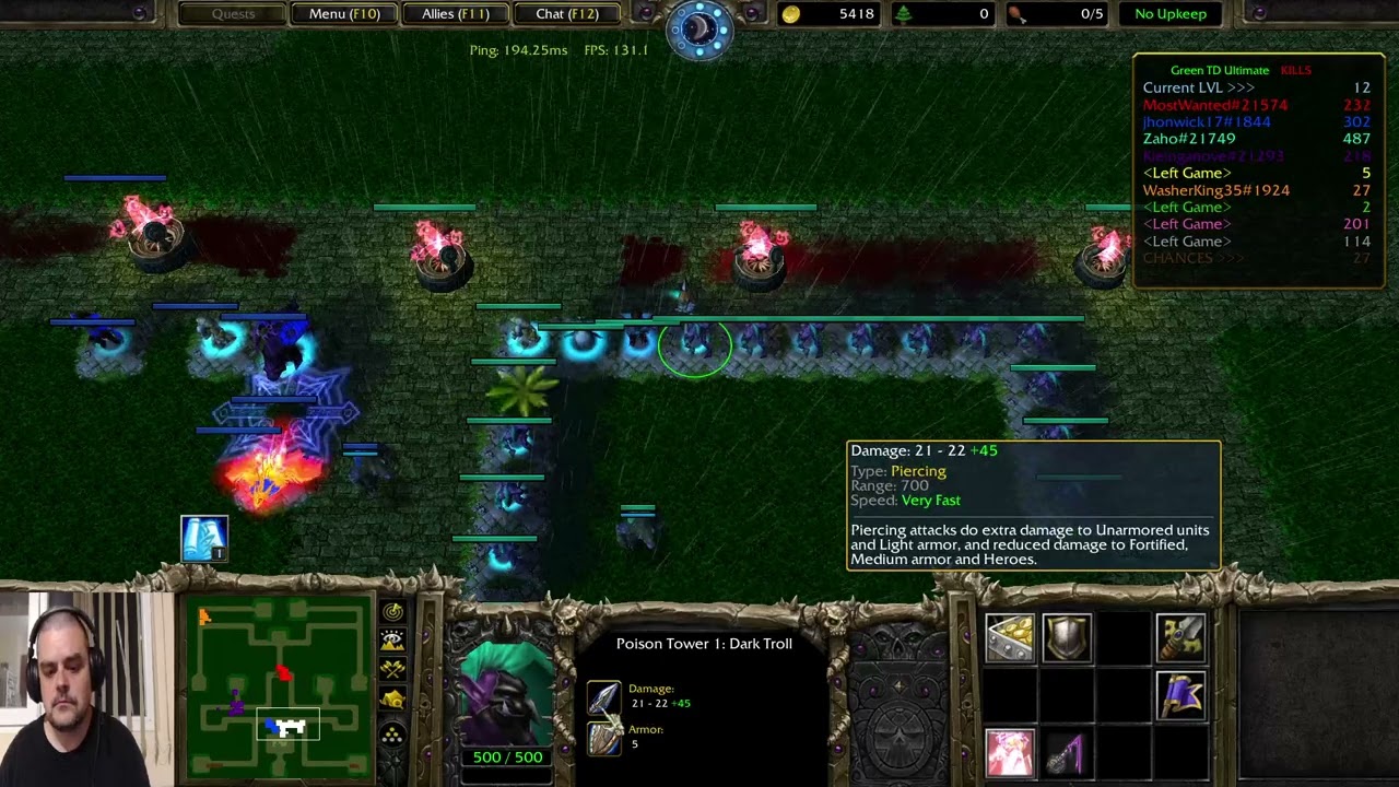Warcraft 3 Green TD Ultimate V5.0 - No no no