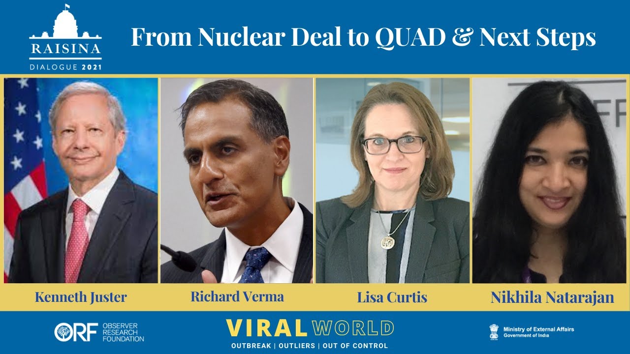 India-US Relations: Looking Back, Looking Ahead || Raisina Dialogue 2021||
