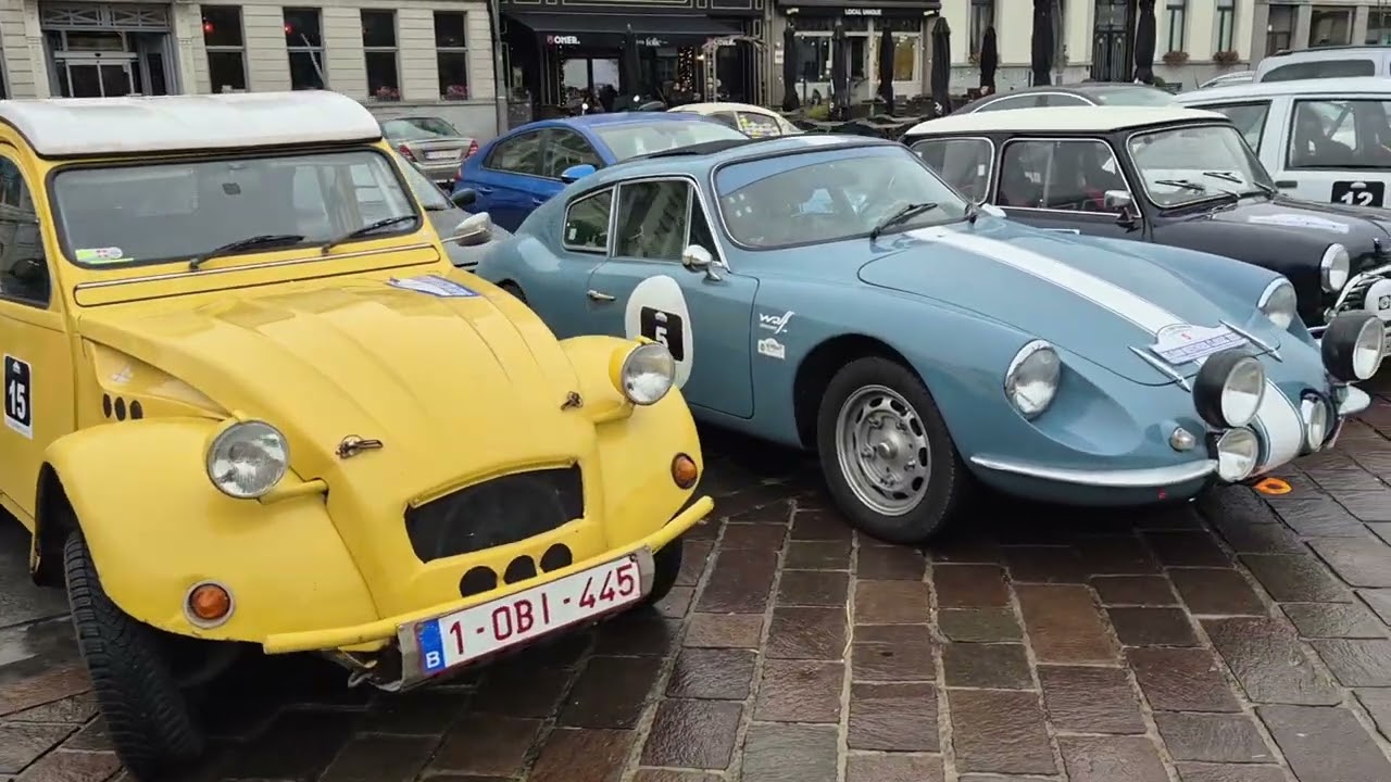 Belgian Westhoek Classic Rally 2025. Presentation all cars.