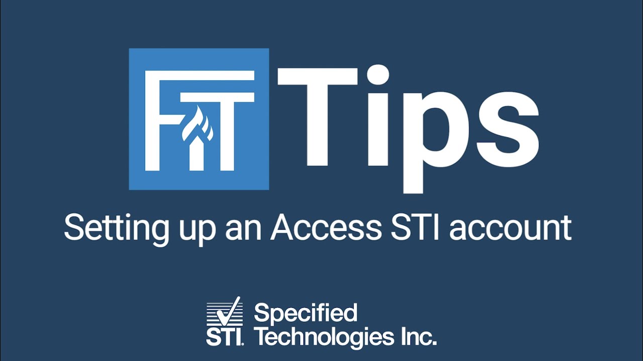 Setting up an Access STI account