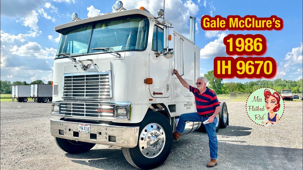 Рабочий комбайн International Harvester 9670 Cabover 1986 года Гейла МакКлюра
