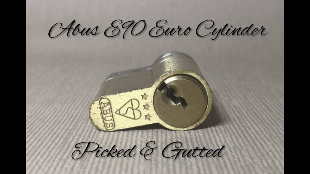 Abus E90 Euro Cylinder Lock Picked & Gutted #stocklocksunday