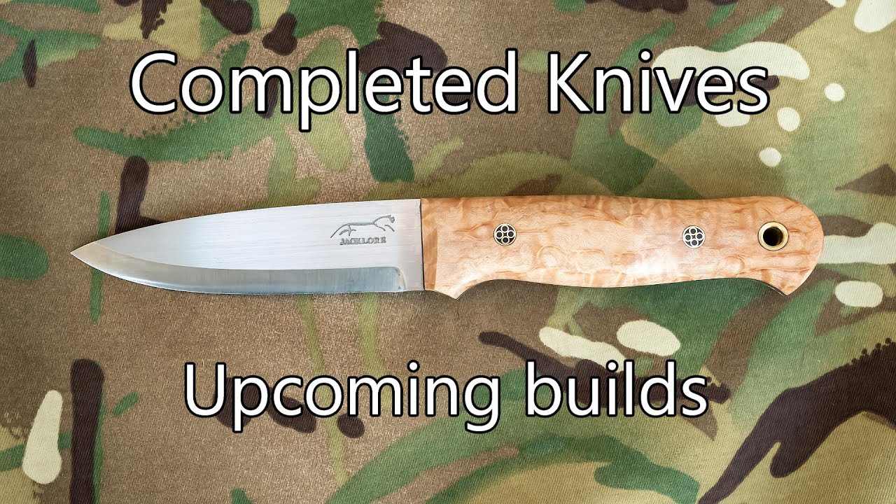 Completed Knives and what's on the bench