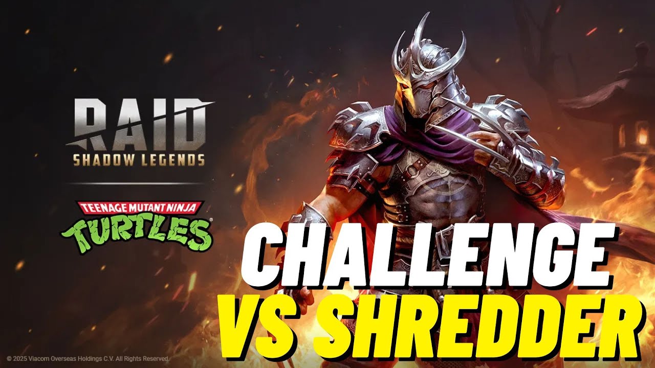 JE DEMOLIE SHREDDER AVEC UNE TEAM FAITE AU HASARD?? #RAIDCCChallenge [RAID SHADOW LEGENDS]