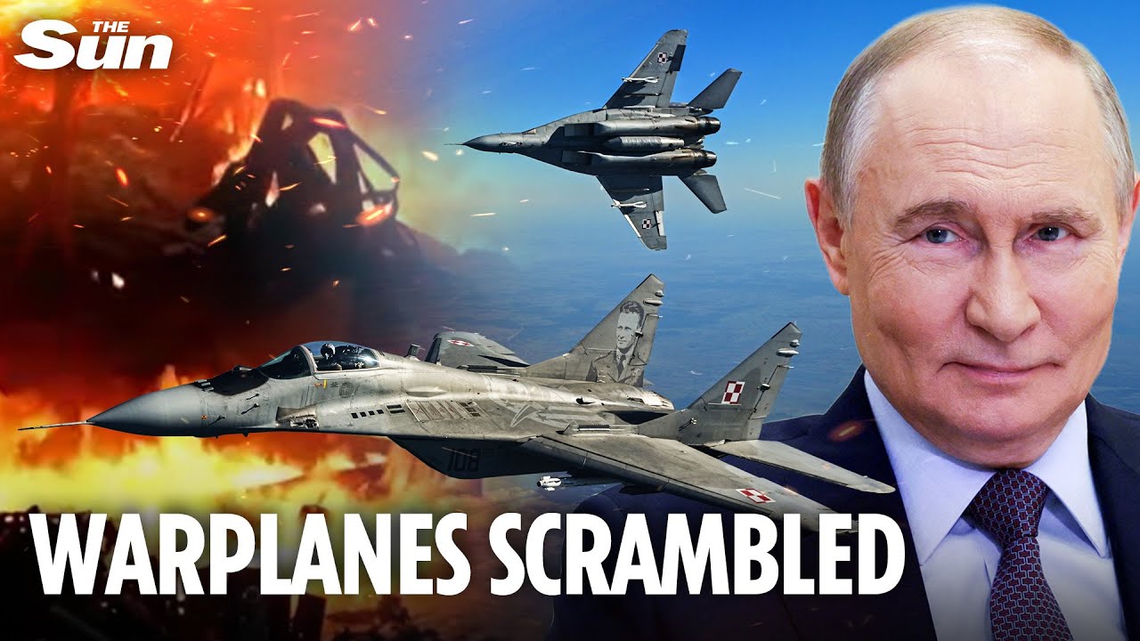 Putin is risking Armageddon as NATO jets scrambled after Russian strikes near Polish border
