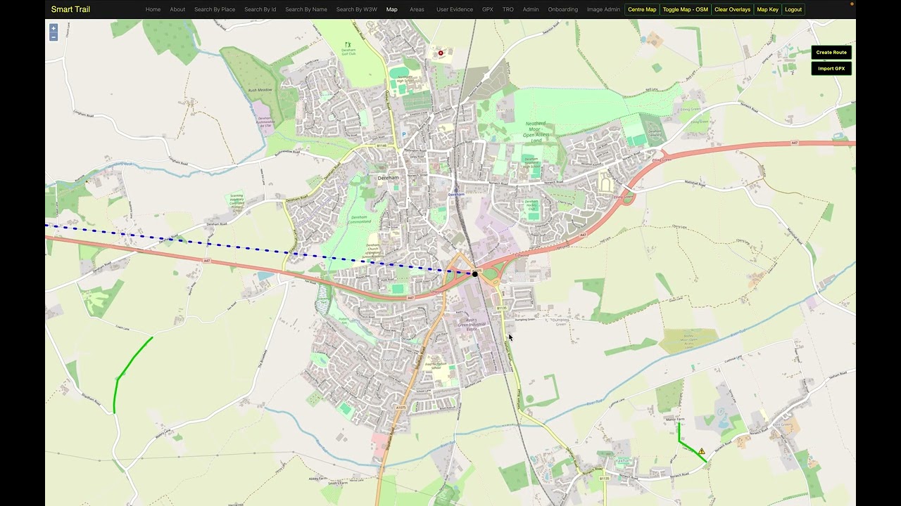 SmartTrail GPX Overlay Function