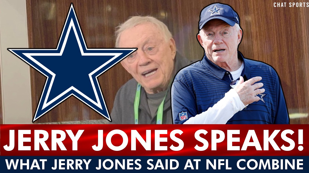 Jerry Jones SOUNDS OFF At NFL Combine On George Pickens, NFL Draft, Spending In Free Agency & More!