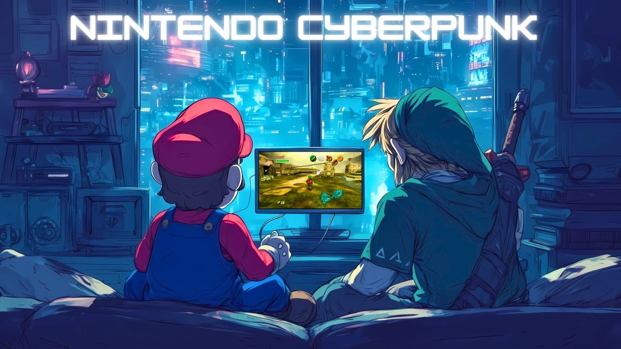 Zelda and Mario Music but it's Cyberpunk
