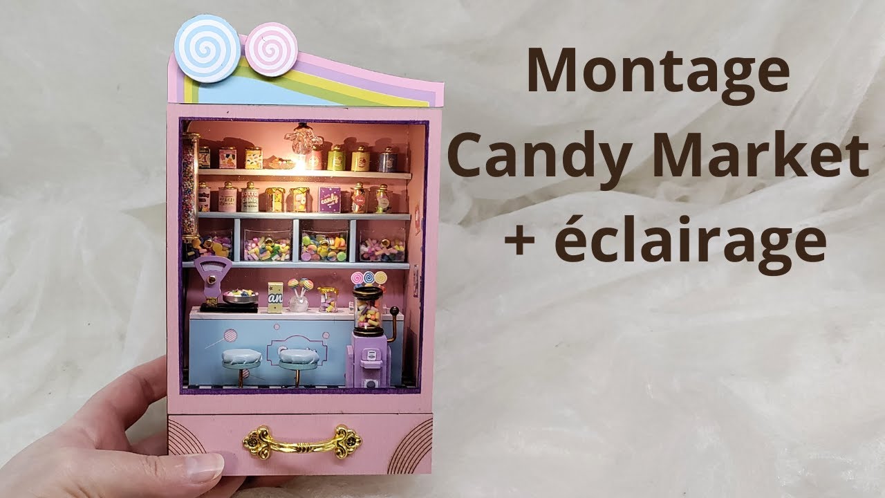 Tuto Cabinet de curiosité Candy Market  de Action || Un problème électrique rencontré résolu