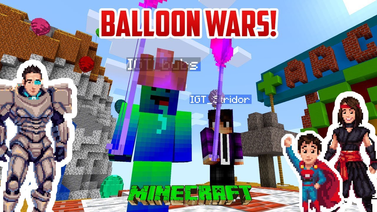 Minecraft: BALLOON BASH!