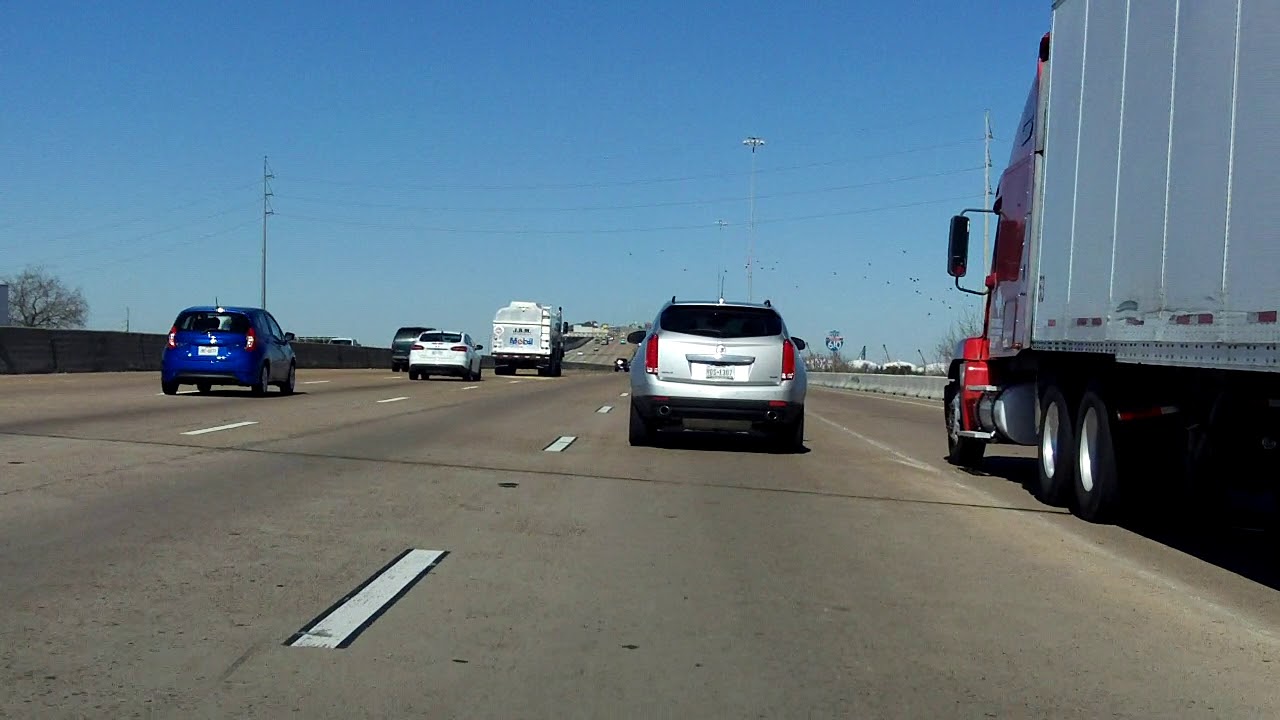 Sidney Sherman Bridge northbound [ALTERNATE TAKE 2]