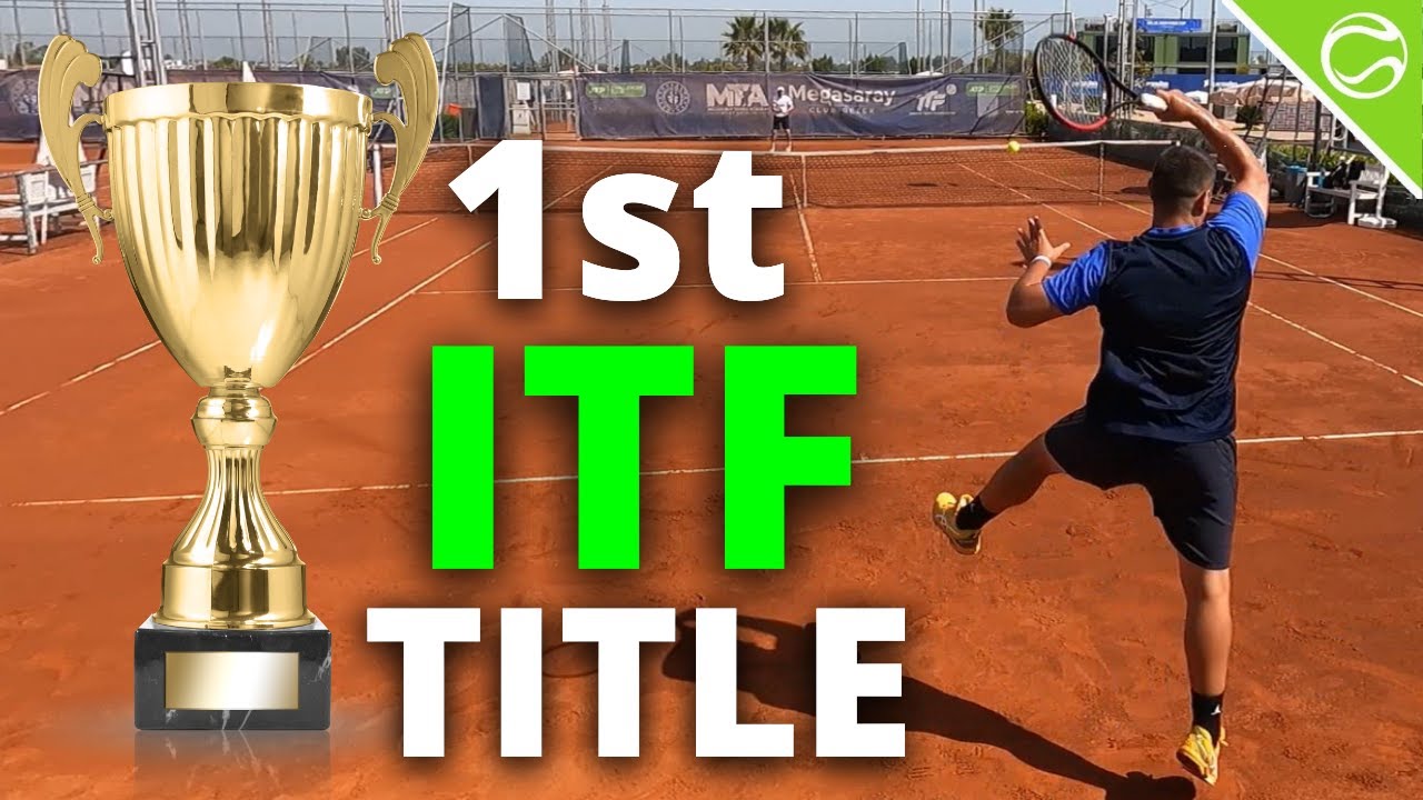 Winning My First ITF Title - Tennis Match Highlights - Court Level View