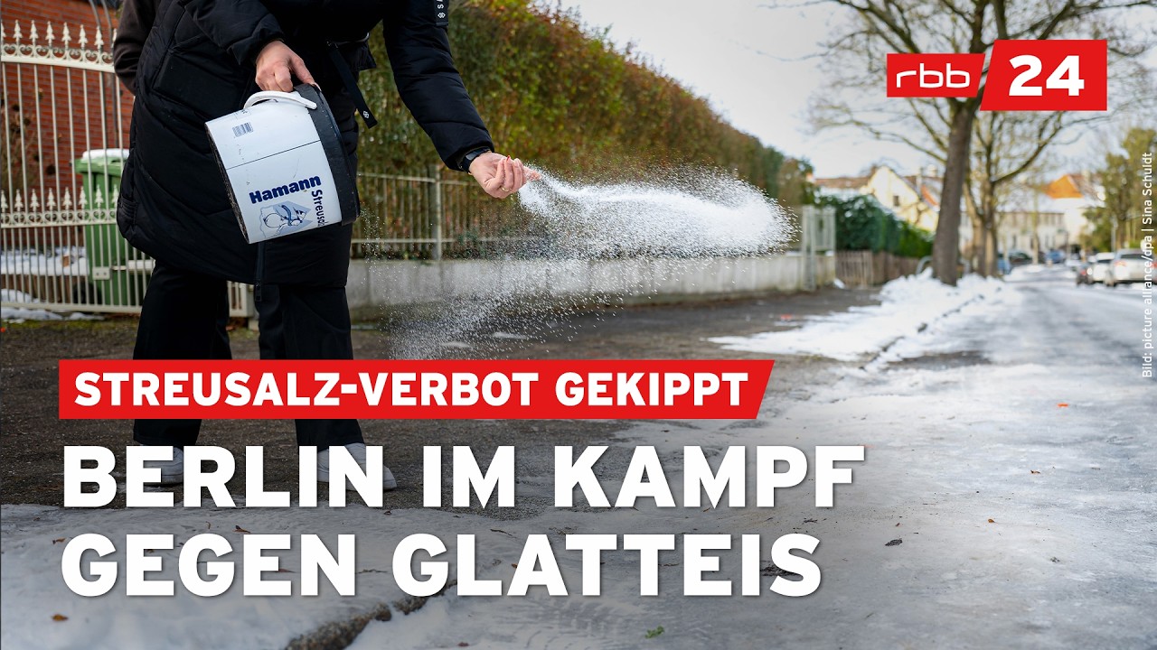 Wie gegen Glatteis in Berlin ankommen?