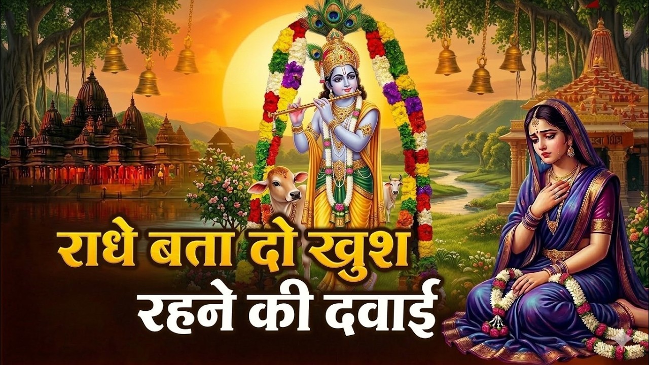 राधे बता दो खुश रहने की दवाई | Radhe Bata Do Khush Rahne Ki Dawai | Radha Krishan Trending Bhajan
