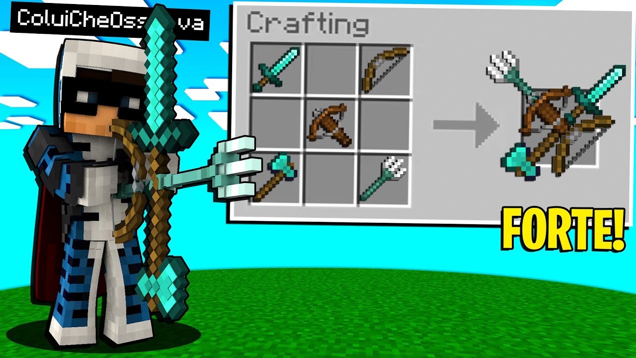 HO UNITO TUTTE LE ARMI DI MINECRAFT INSIEME - ITA