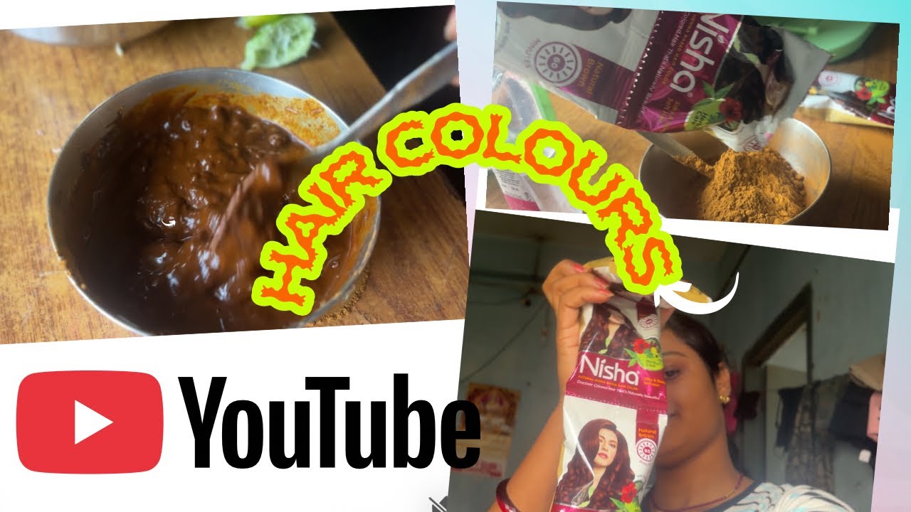 हिना मेहंदी से बाल लाल कैसे करें | Natural Titali Red Hair Colour | Henna Hair Dye #youtube video 