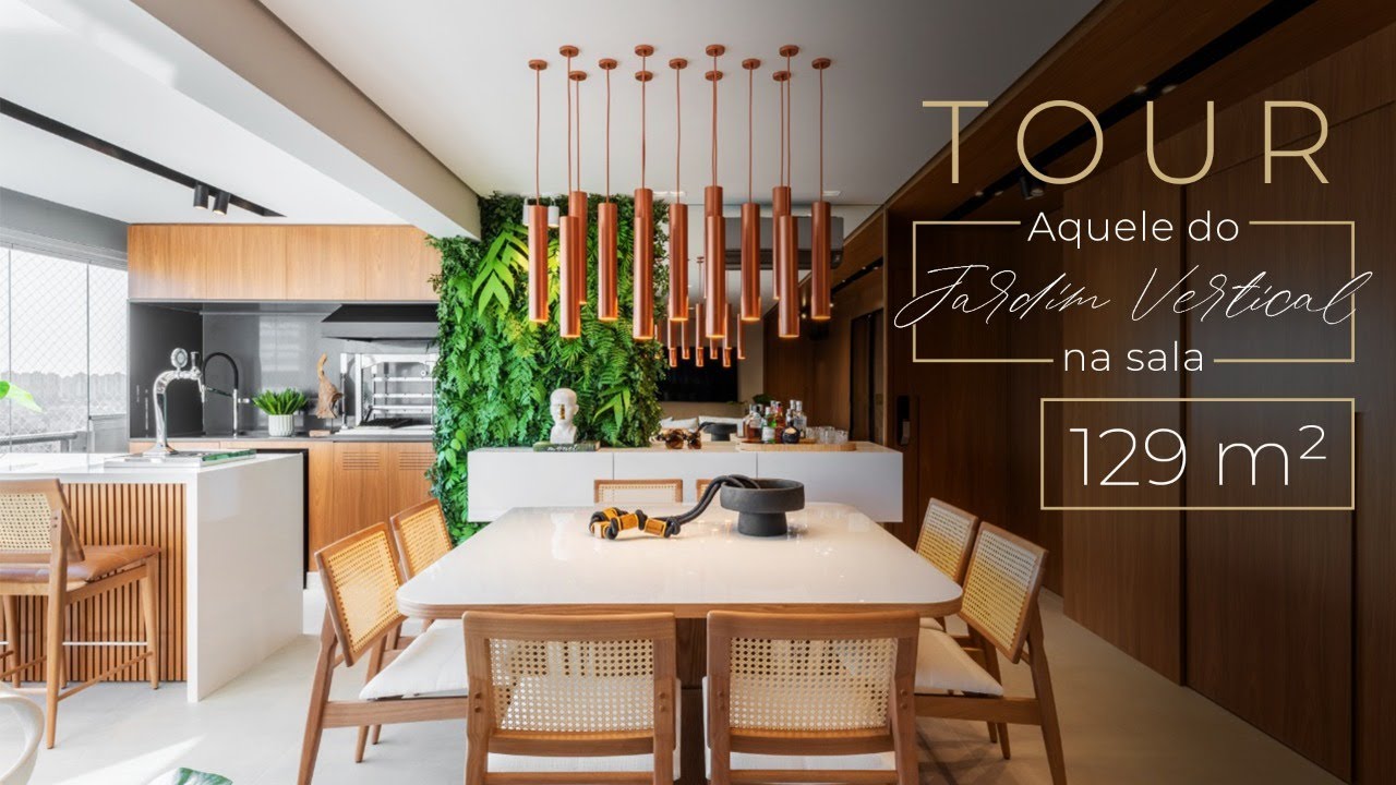 TOUR PELO APARTAMENTO DE 129 M2 SUPER MODERNO E ACONCHEGANTE