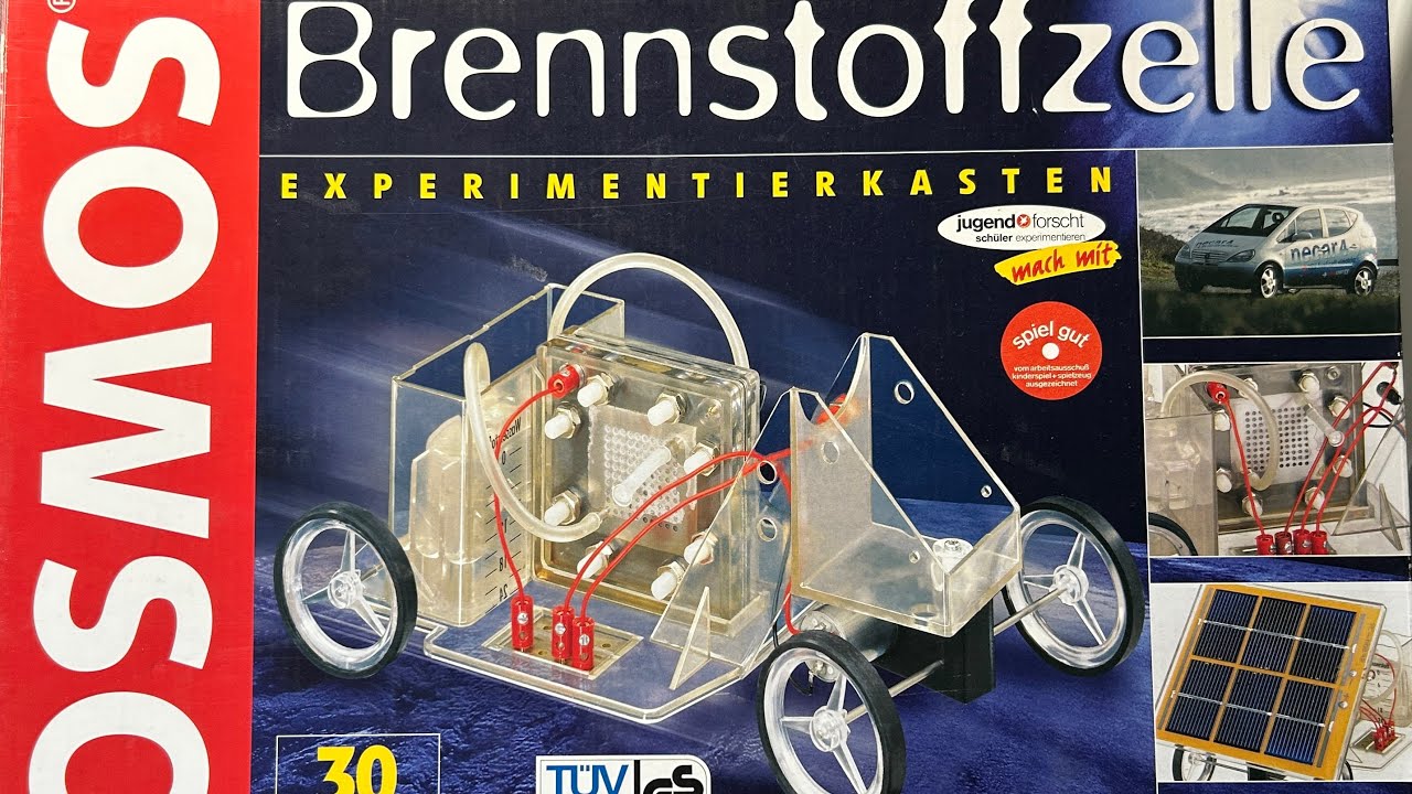 Kosmos Brennstoffzelle - Herstellung von Wasserstoff und Sauerstoff mit einem Labornetzteil