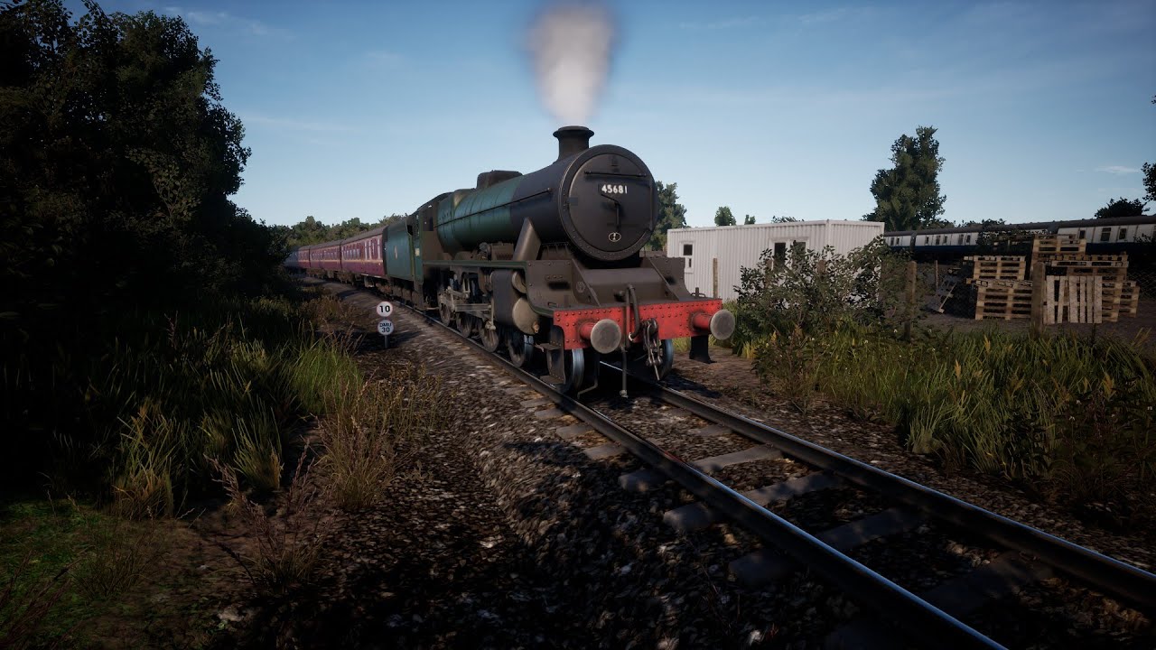 Preparing the morning service at Rowsley sidings
