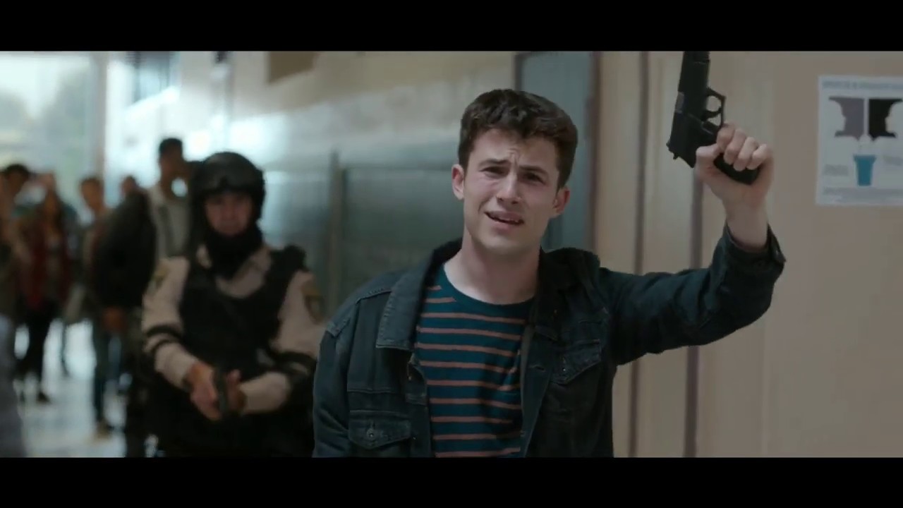 Clay freaks out at school shooting simulation | 13 Reasons Why, season 4.