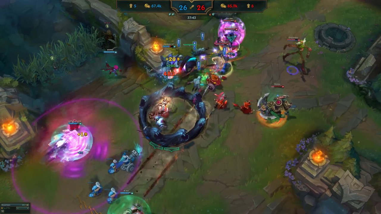 League of Legends - The Power Of Sona [4k Replay Test]