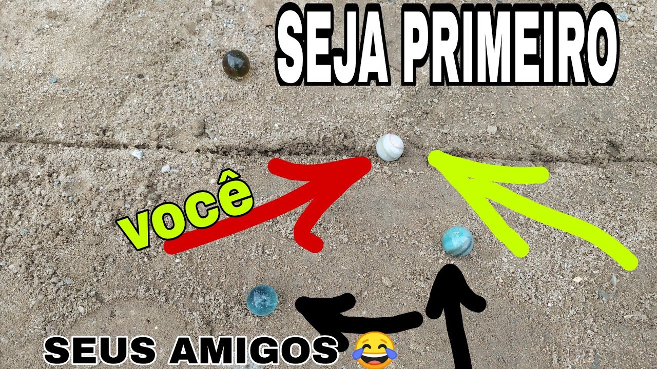 bolinha de gude - como cair na linha toda hora