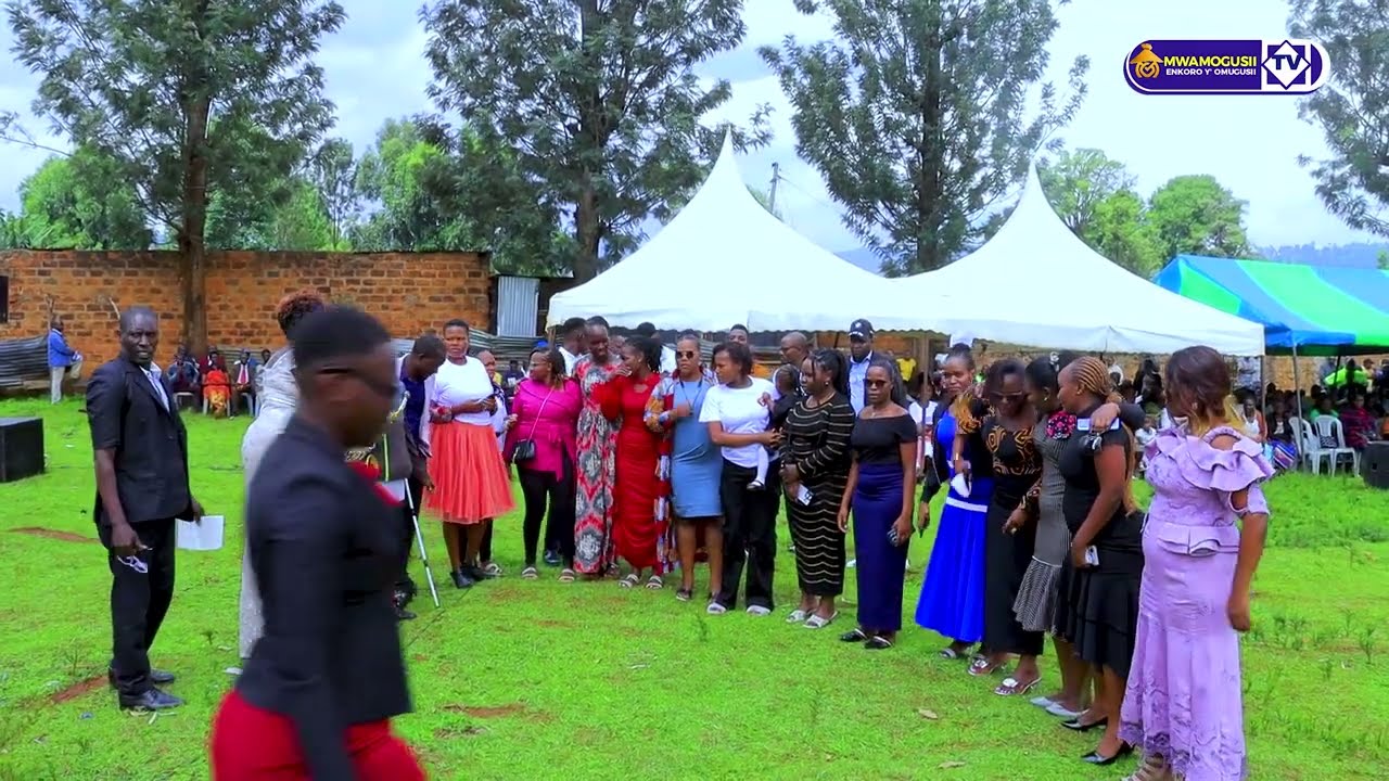 Gusii Gospe artis during Mama Ruth Nyaboke burial