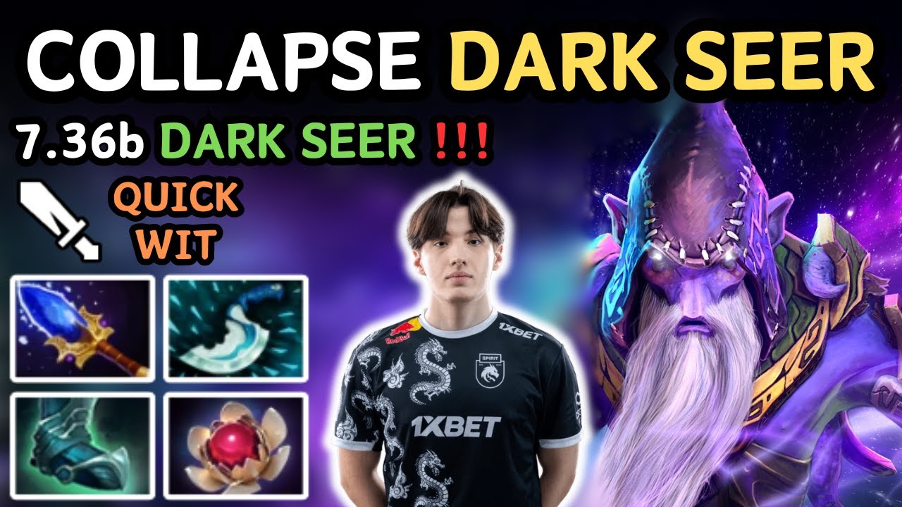 🔥 COLLAPSE DARK SEER Offlane Highlights 7.36b 🔥 Offlane GOD - Dota 2