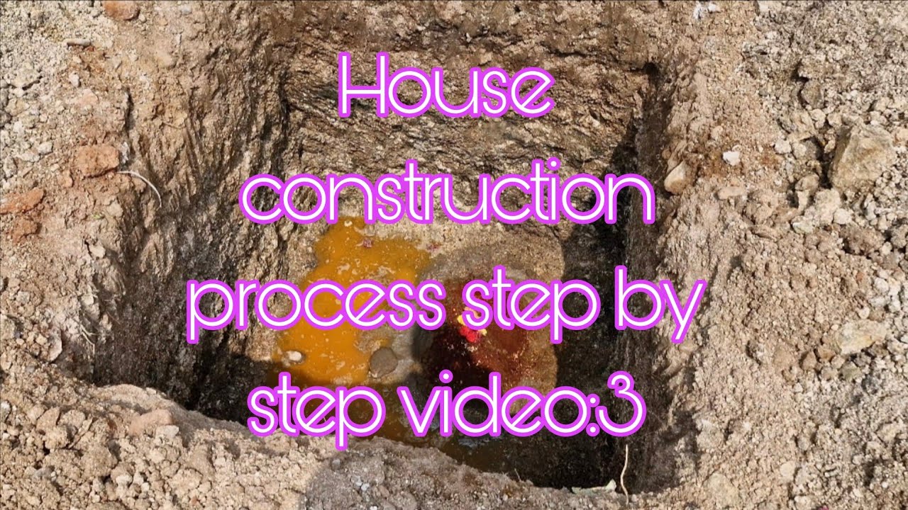 Video:3 House construction process step by step vinukonda, palnadu district 