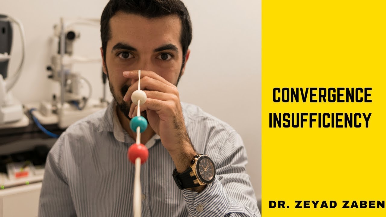 Convergence Insufficiency عدم كفاية تقارب العينين