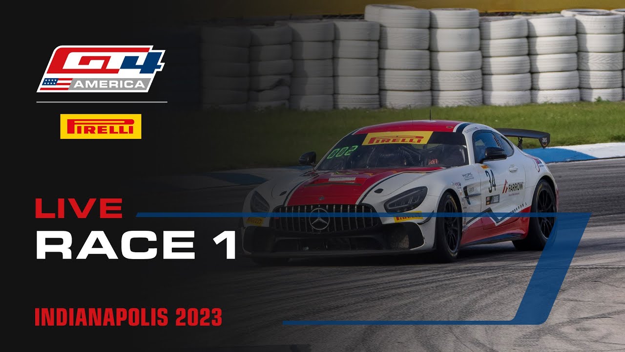 LIVE | Race 1 | Indianapolis | Pirelli GT4 America 2023
