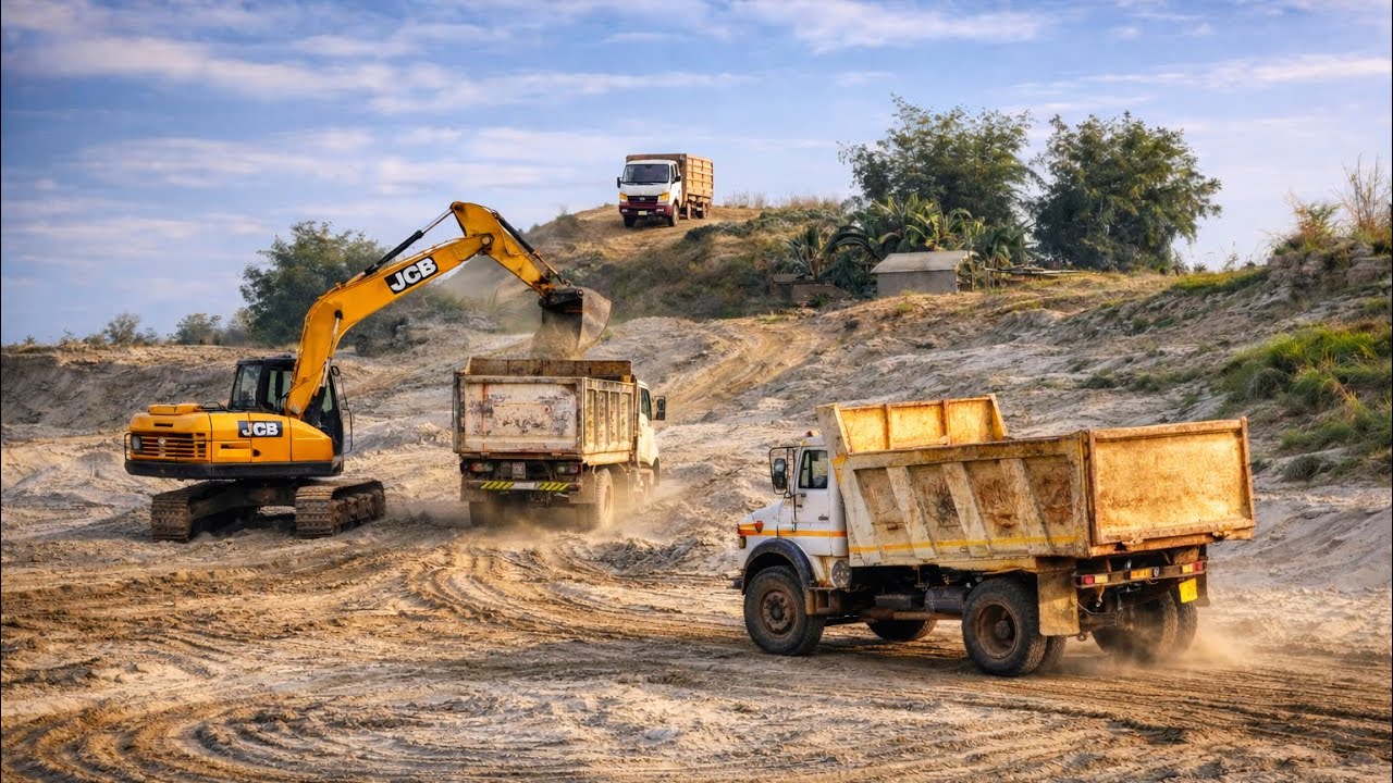 Jcb Excavator Loading Big Dumper Backhoe | Dumper Loading Video | Jcb Tractor Video | 2026 