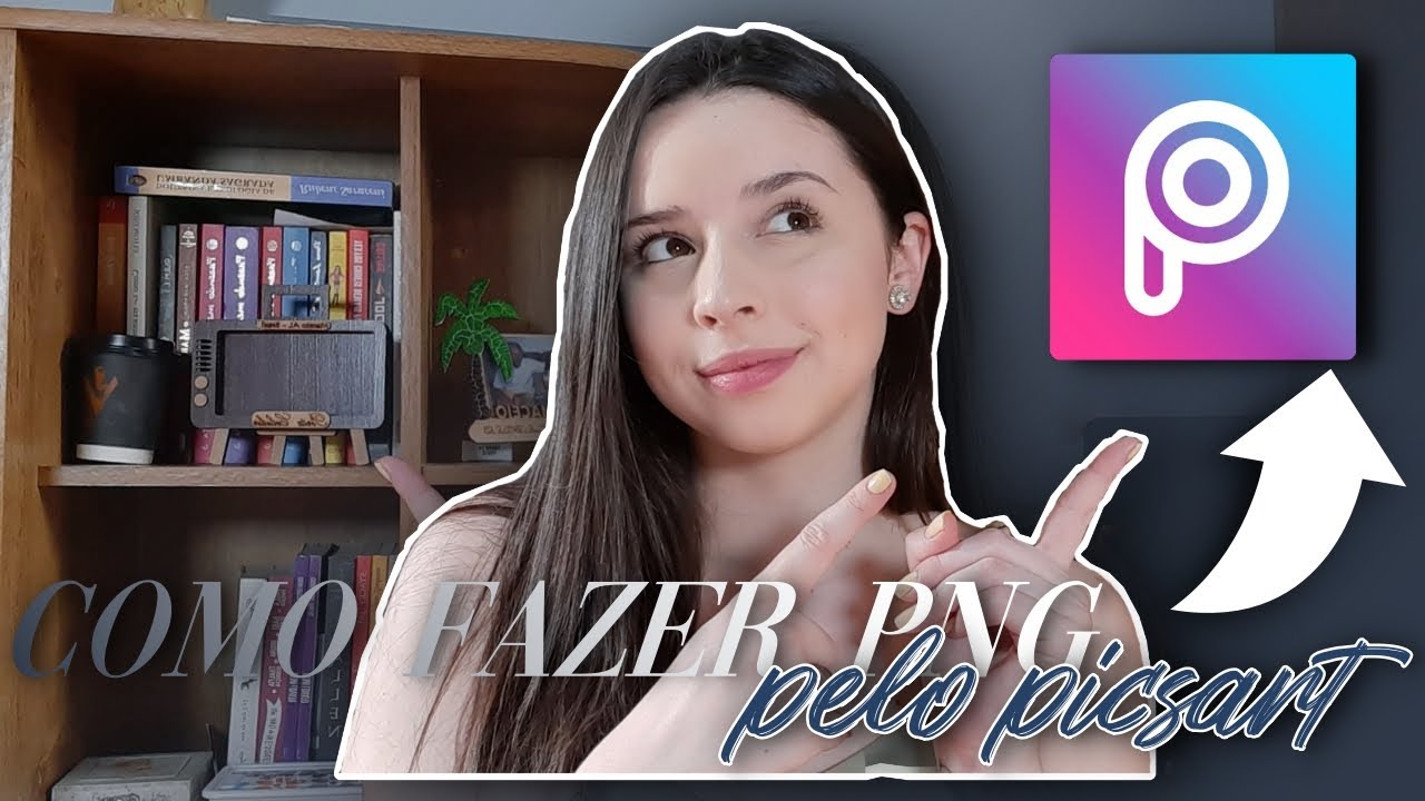 COMO fazer PNG pelo PicsArt (fundo transparente) | PNG by picsart