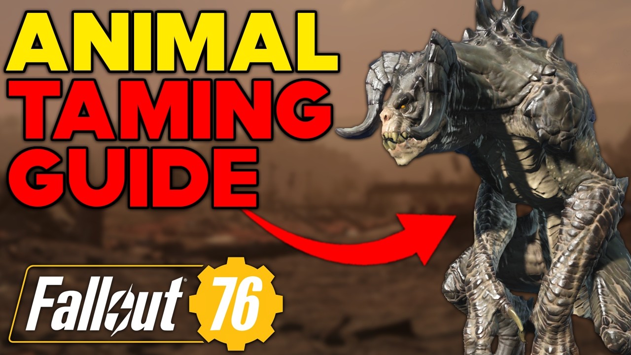 How To TAME ANIMALS In FALLOUT 76 - Ultimate Taming Guide