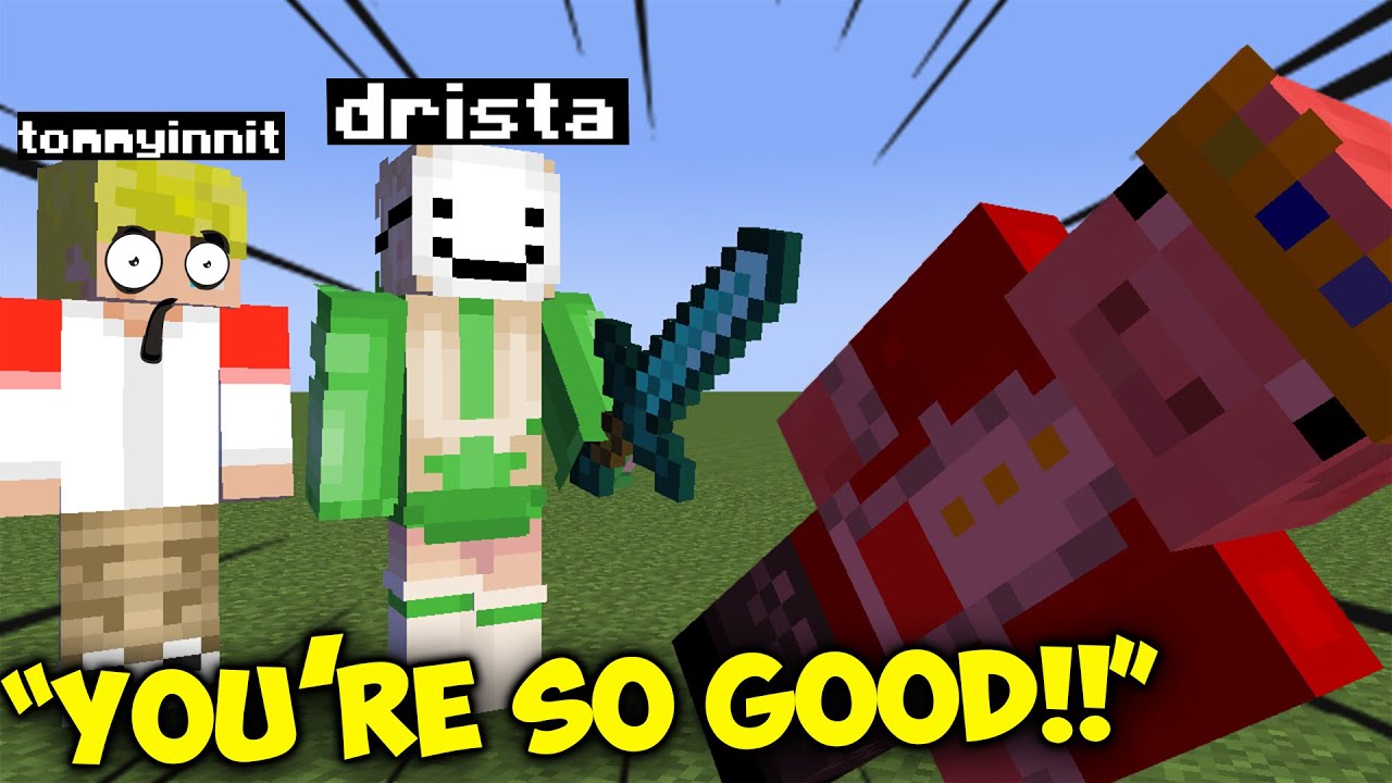 Итак, Томмииннит сыграл в Bedwars с ДРИСТОЙ!! [сестра Дрима]
