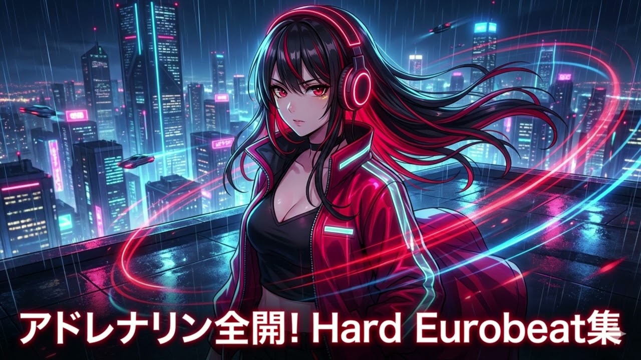 Super Eurobeat Non-Stop Mix | AI Female Vocal | Vol.002 Night Pursuit
