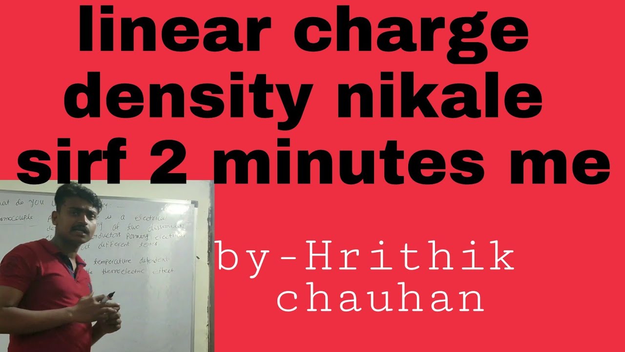 How to find linear charge density