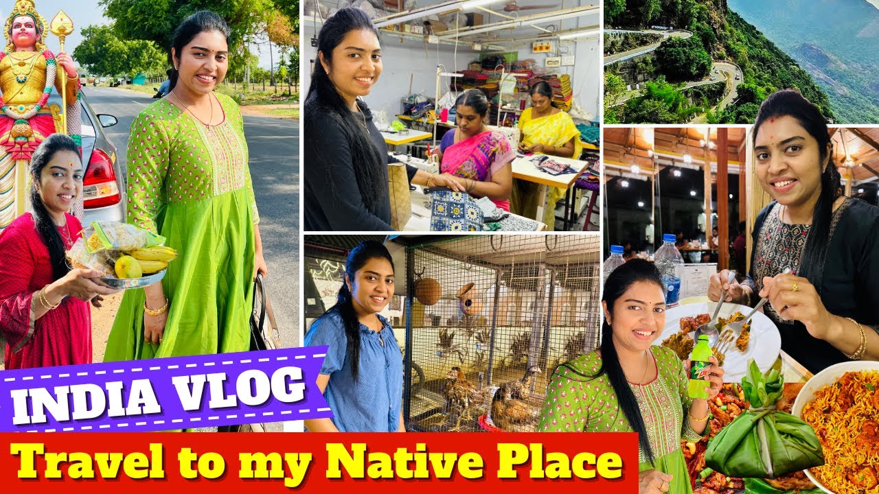 இது தான் என் பிறந்த இடம் | Traveling To My Birth Place | Visiting Murugan temple | USA Tamil VLOG