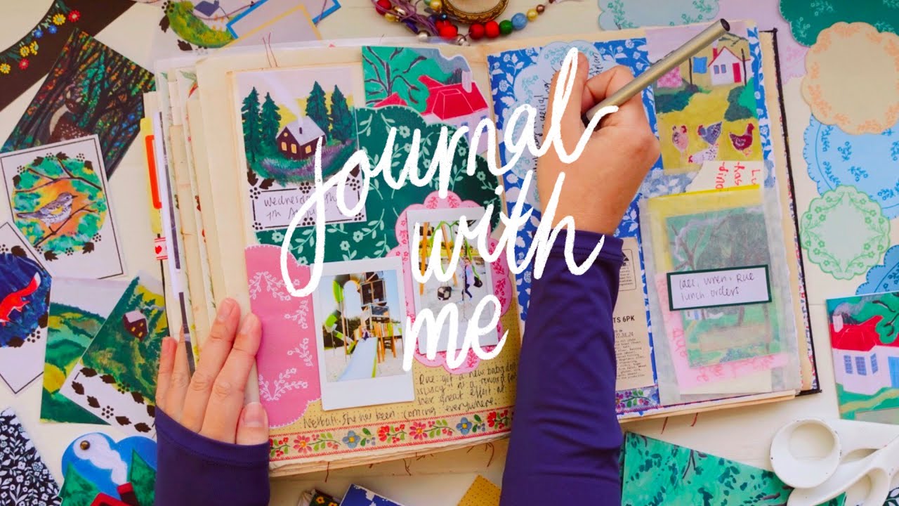 junk journal with me 🏡✿ journal everyday memories